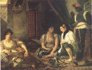 Eugene Delacroix Algerian Women in Their Appartments (mk05) China oil painting art